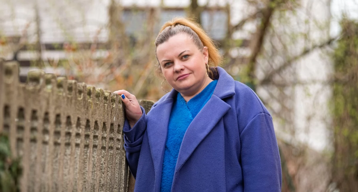 Agnieszka Cieniuch, mama cierpiącego na autyzm Stasia. Fot. Aga Król