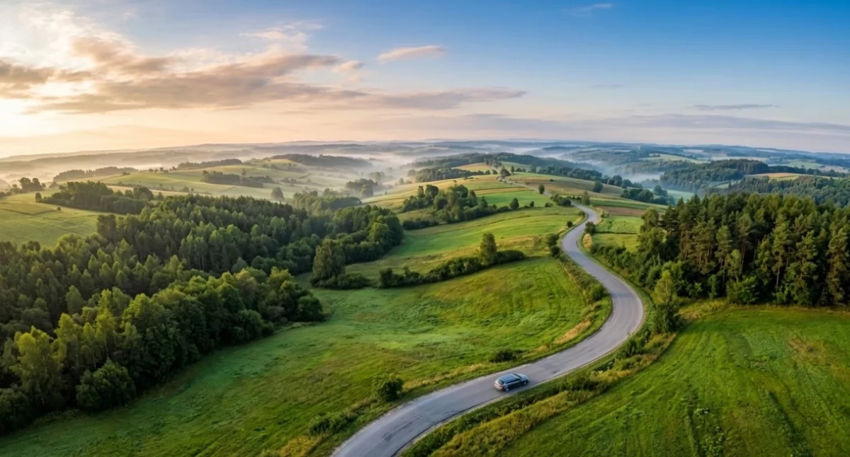 Promocja, zaplanować trasę samochodem przez wschodnią Polskę praktyczny przewodnik turystów - zdjęcie, fotografia