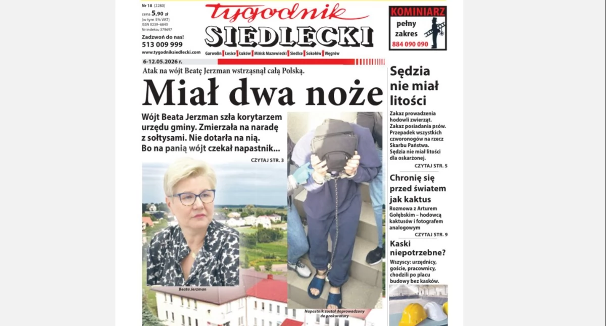 Zapowiedzi, Pierwszy majowy numer „TS” wójt Beatę Jerzman wstrząsnął całą Polską (zapowiedź wydania) - zdjęcie, fotografia