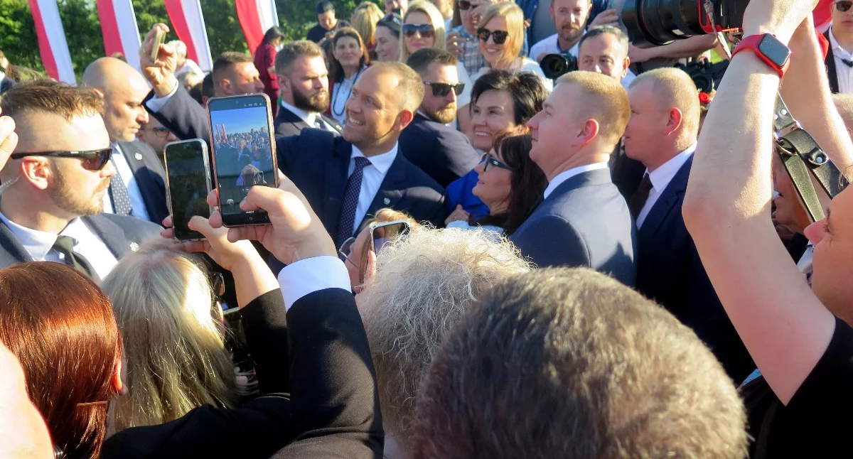 Prezydent RP Karol Nawrocki odwiedził Bielany (pow. sokołowski)