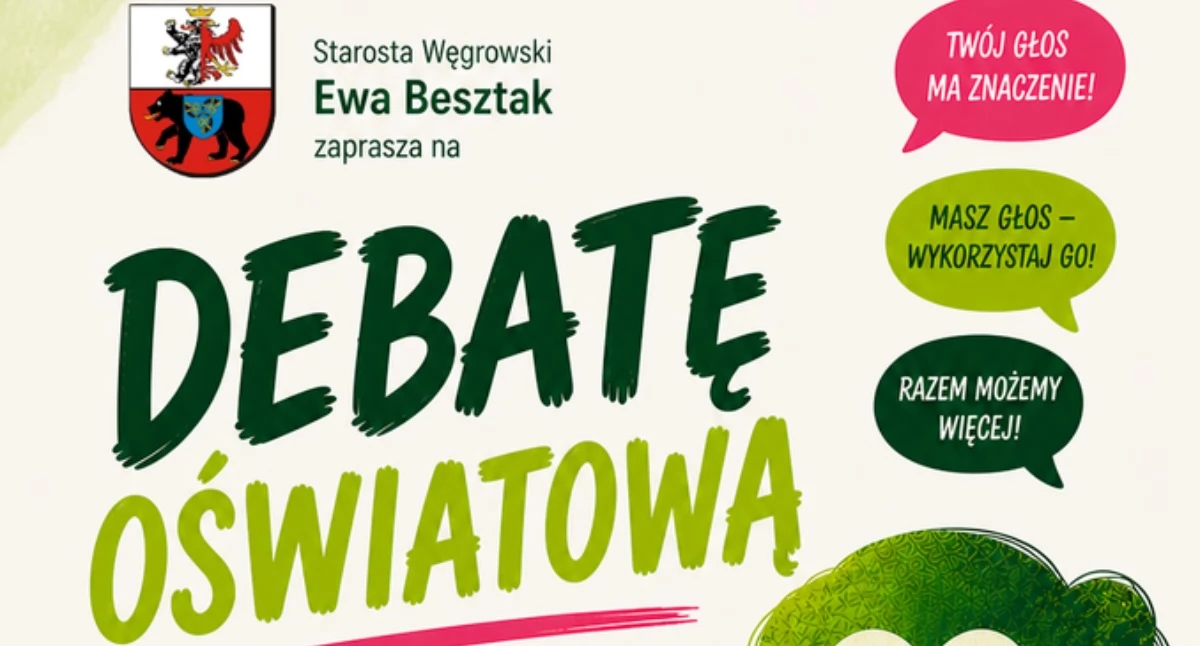 Edukacja, Starosta zaprasza debatę oświatową dobrostanie młodzieży - zdjęcie, fotografia