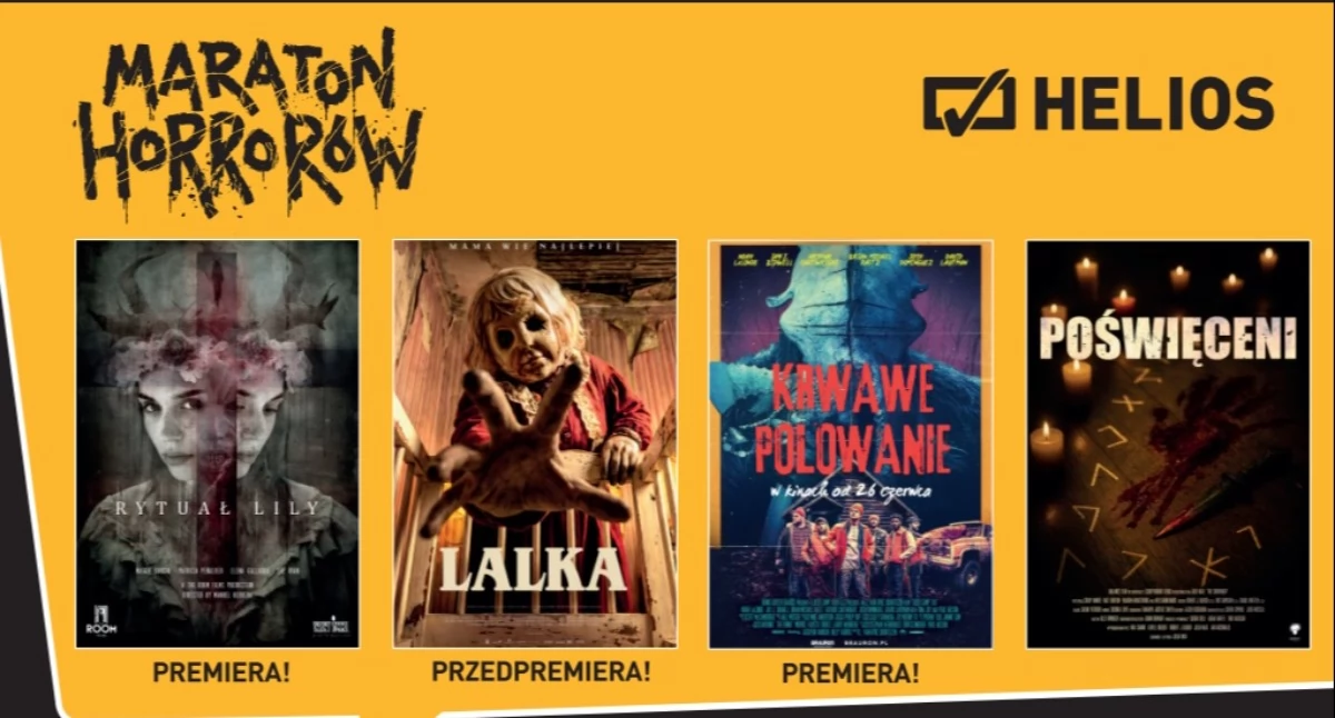 Kino/Teatr, Maraton horrorów Kinie Helios - zdjęcie, fotografia