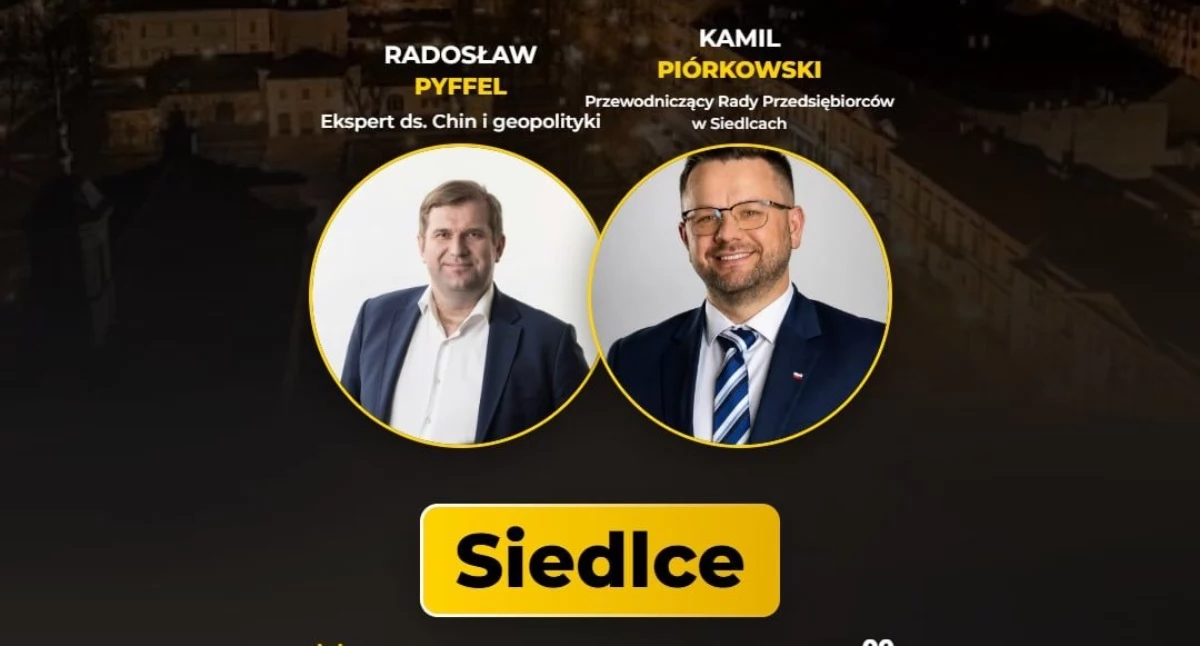 Polityka, Radosław Pyffel spotkaniu otwartym Siedlcach - zdjęcie, fotografia