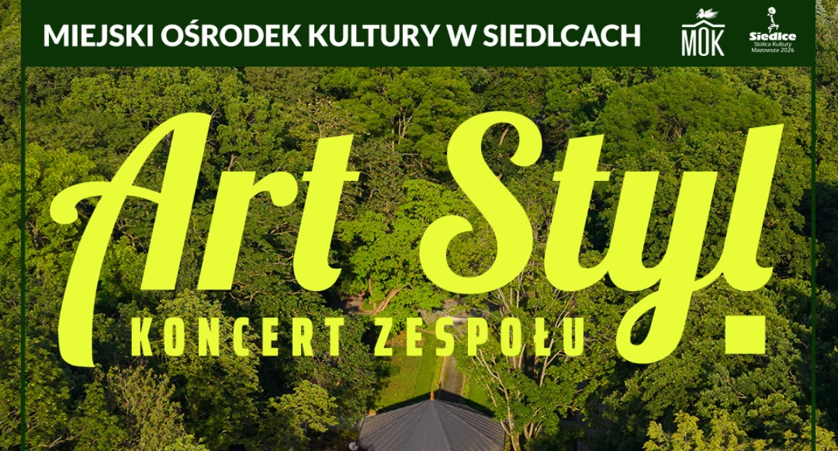 Najpiękniejsze polskie piosenki zabrzmią w Parku Aleksandria. Koncert zespołu Art Styl