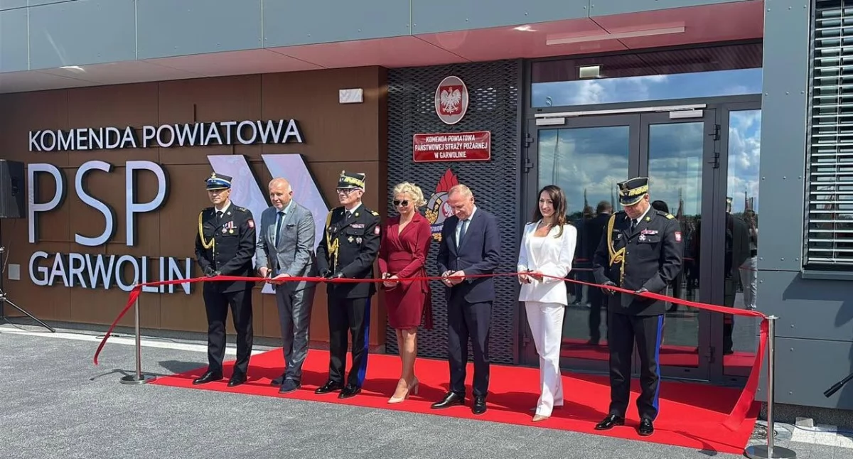 Nowa strażnica PSP w Garwolinie otwarta. Inwestycja za 31 mln zł ma poprawić bezpieczeństwo w całym powiecie