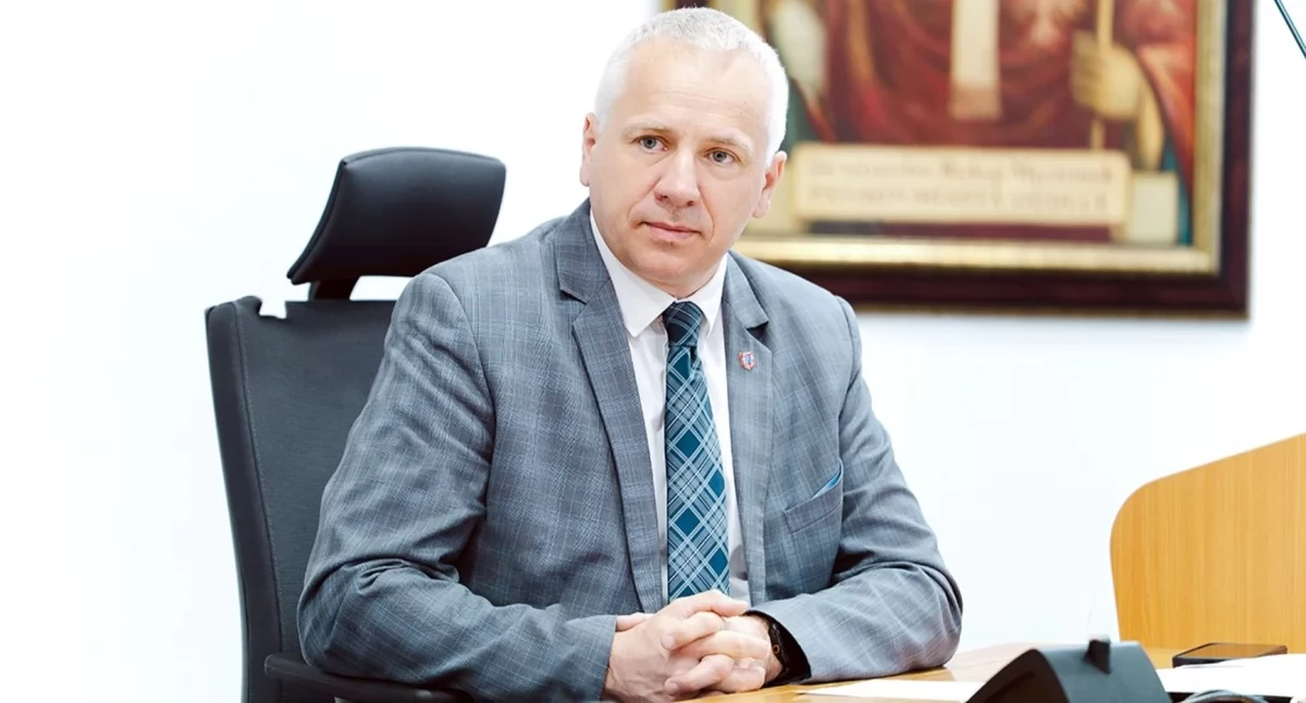 Prezydent Siedlec Tomasz Hapunowicz, fot. Paweł Balcerzak 