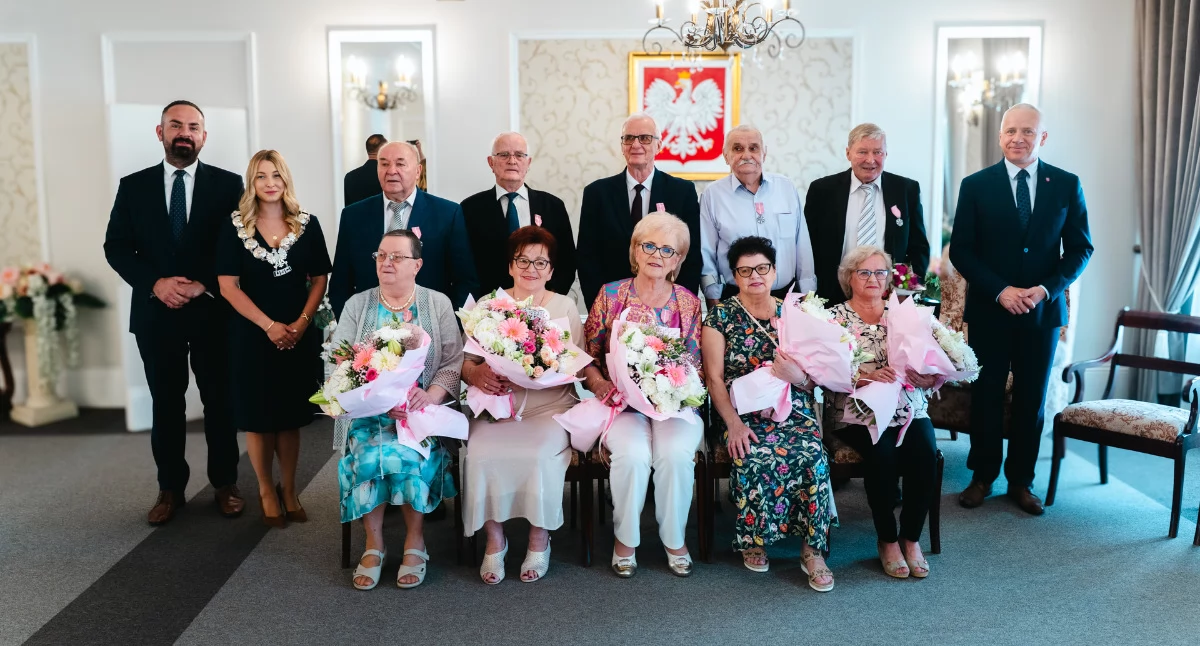 Złote Gody w Siedlcach. Pięć par odebrało medale za 50 lat małżeństwa - fot. Paweł Balcerzak