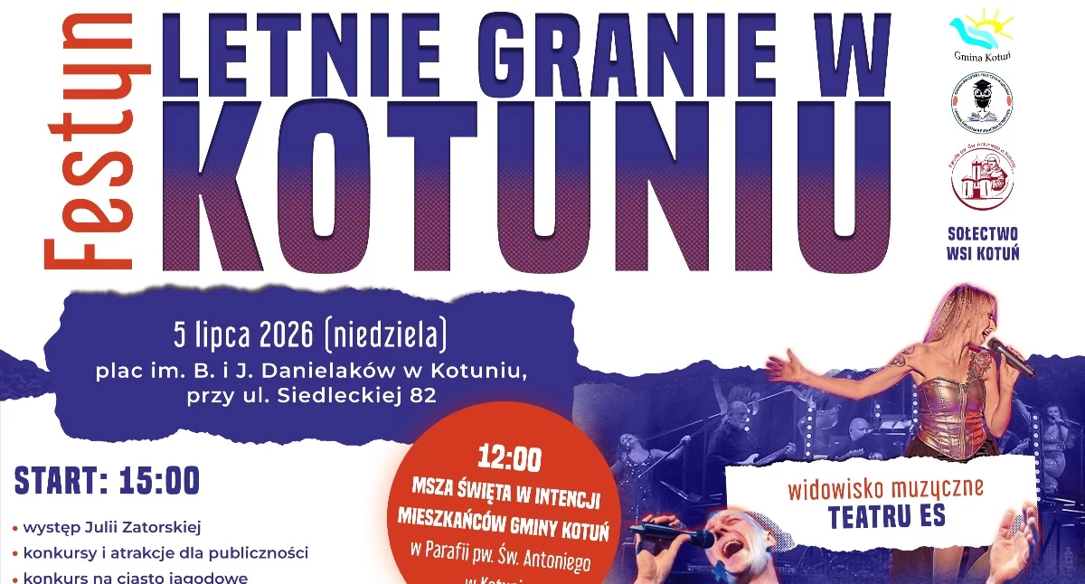Imprezy , Letnie granie Kotuniu konkurs najlepsze ciasto jagodowe - zdjęcie, fotografia