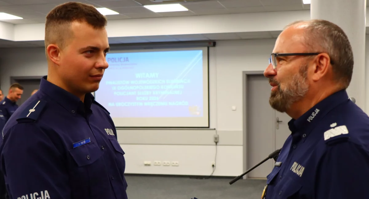 Technik kryminalistyki z Siedlec najlepszy na Mazowszu. Powalczy o tytuł najlepszego w kraju - fot. Policja Siedlce
