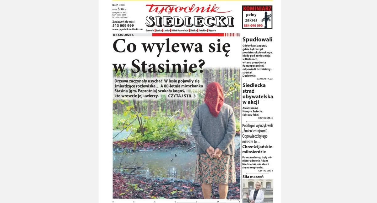 Zapowiedzi, wylewa Stasinie Zapowiedź wydania „TS” - zdjęcie, fotografia