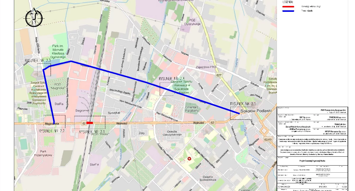 Przejazd kolejowy w Sokołowie Podlaskim zostanie zamknięty. Kierowców czekają objazdy
