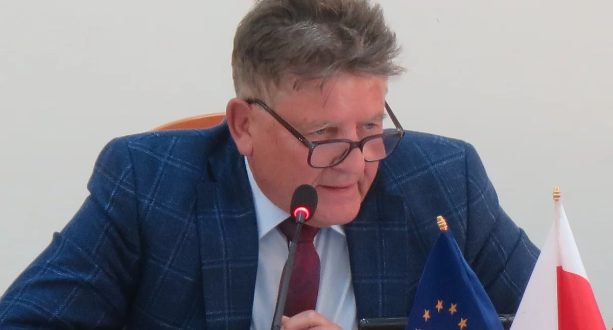 Jarosław Puścion przewodniczący sokołowskiej Rady Powiatu, fot.mc
