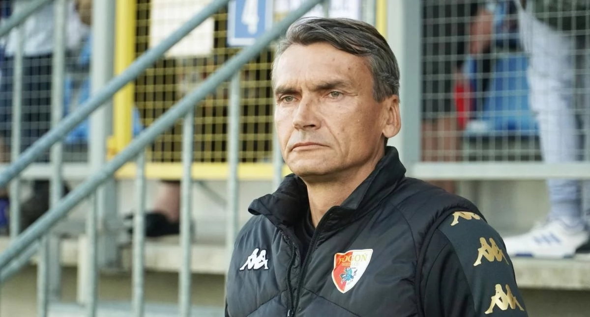 Adam Nocoń, trener MKP Pogoni Siedlce. Fot. Sirris