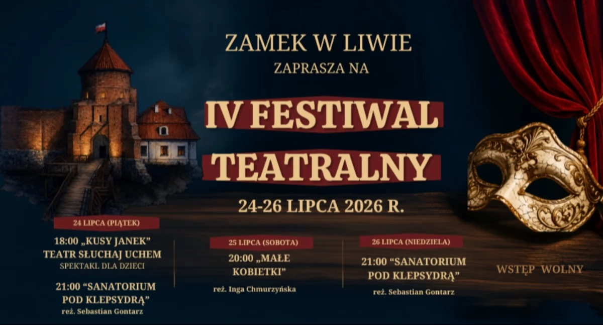 Kino/Teatr, Teatralne wieczory Zamku Liwie - zdjęcie, fotografia