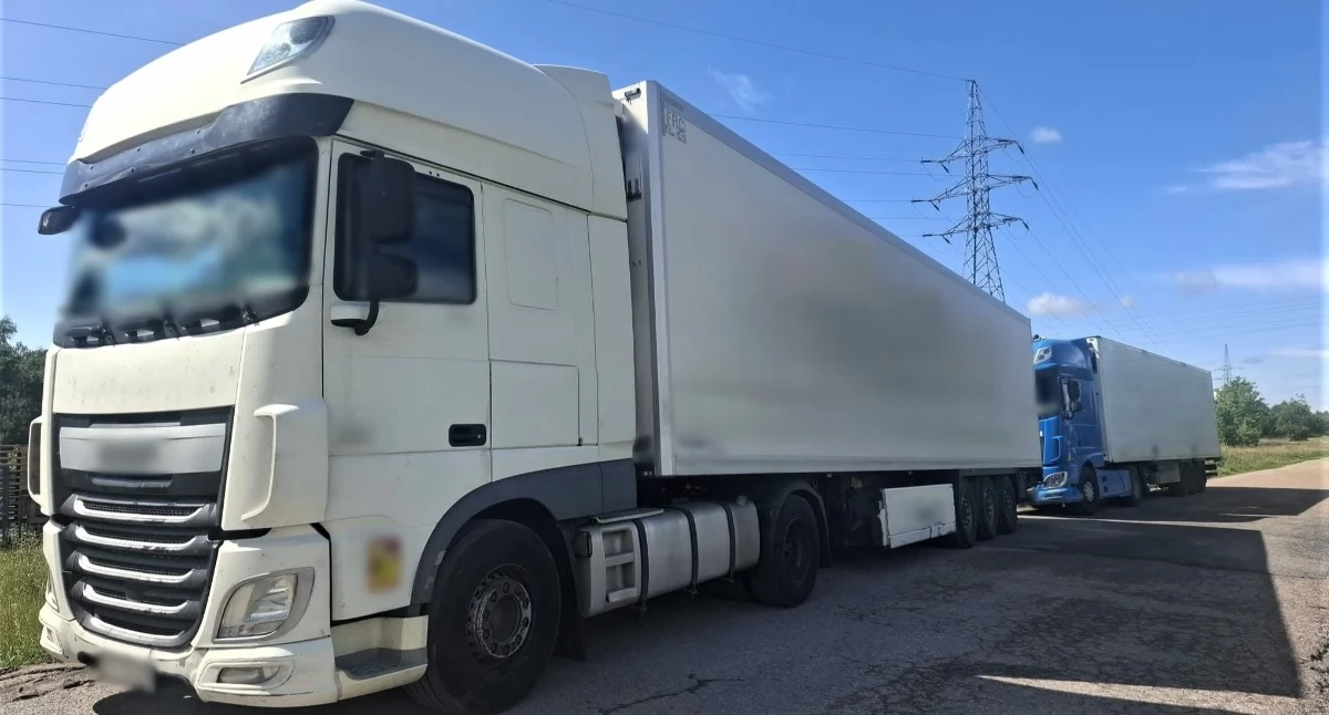 Kronika kryminalna, Śmietana dotrze później ogromne nadużycia transporcie ujawnione Mińsku Mazowieckim - zdjęcie, fotografia
