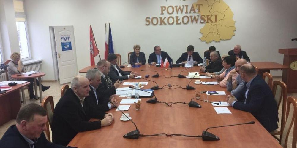 Sesja Rady Powiatu Sokołowskiego