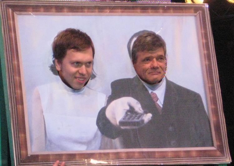 W pamiątkowym Monidle: Michał Buczkowski i Henryk Gołębiewski.
 - fot. 