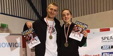 Mateusz Pasiak i Karolina Prekurat fot. Gladiator Siedlce Facebook.  - fot. d