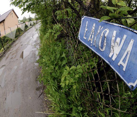 Ulica Łąkowa w Siedlcach - bardziej wiejska niż miejska - fot. 