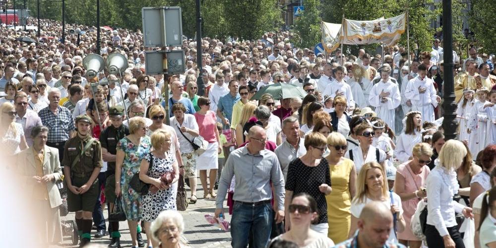 Na procesji w Siedlcach.  Fot. Aga Król - fot. 