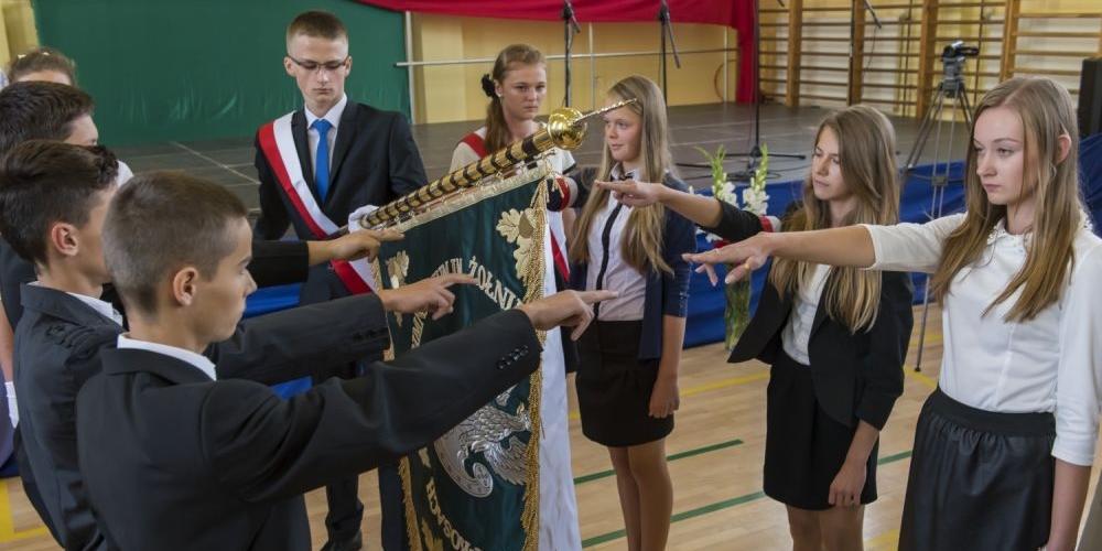 Ślubowanie na nowy sztandar. - fot. 