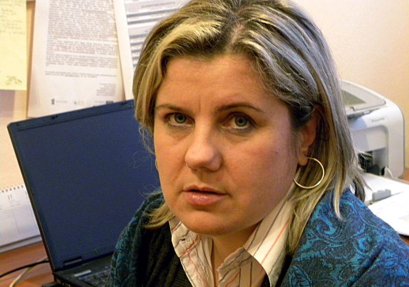 Agnieszka Oleśkiewicz, nagrodzona nauczycielka z łukowskiego Gimnazjum nr 3 im. Józefa Piłsudskiego. Fot. PGL - fot. 