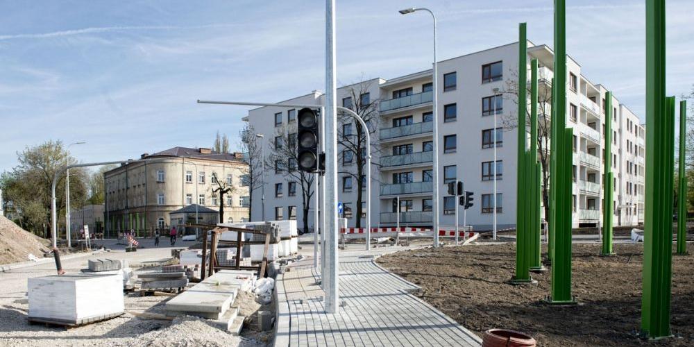 Wyjazd z ulicy Łukasińskiego do Składowej fot. Aga Król
