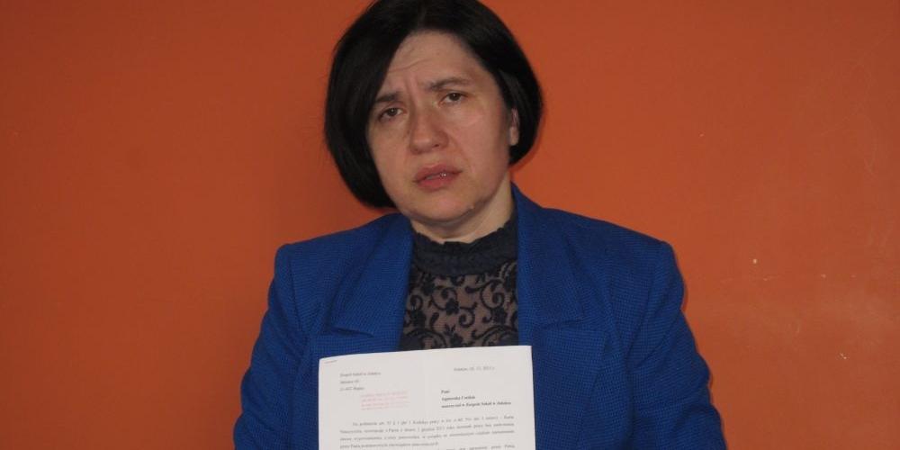 Agnieszce Cieślak wręczono wypowiedzenie. Fot. J. Pycka - fot. 