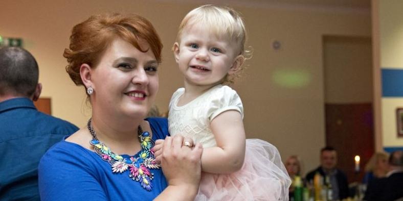 Amelka z Katarzyną Chojecką - jedną z głównych organizatorek Balu
