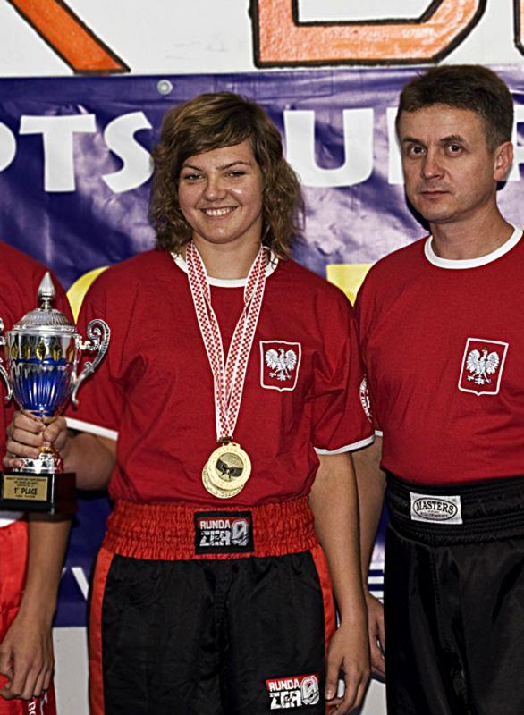 Mistrzyni Europy, Anna Maksim, ze swym trenerem, Zenonem Pawlikowskim. Fot. Arch. PTS „Łukplast-Łuków” - fot. 