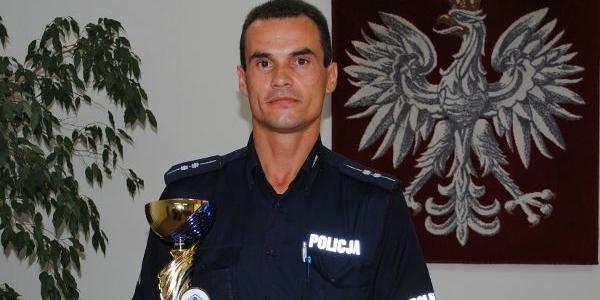 Asp. Krzysztof Mucha - laureat Konkursu Policjant Ruchu Drogowego 2013 
Fot. Arch KPP Łuków - fot. 