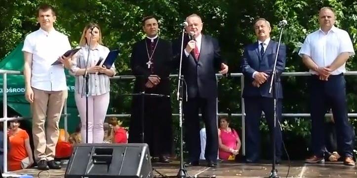 Przemówienie Wojciecha Kudelskiego - fot. Marek Stasiuk