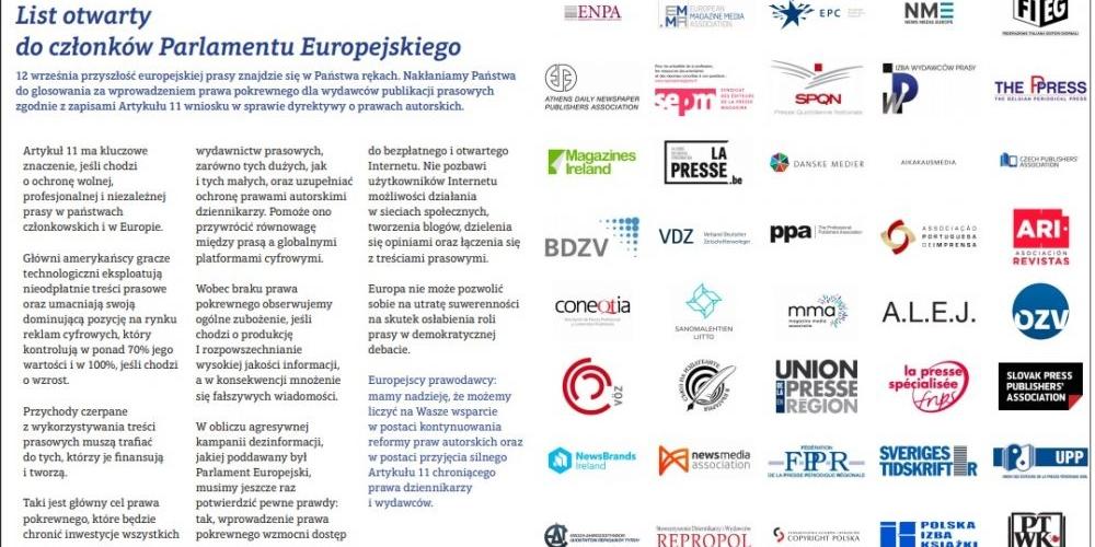 List otwarty do członków Parlamentu Europejskiego - fot. s
