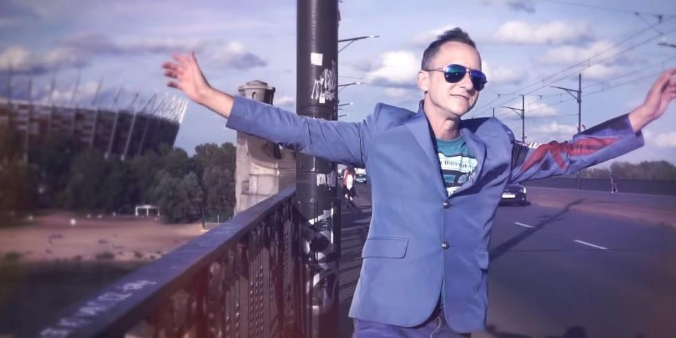 Tomasz Markiewicz na planie klipu - fot. s