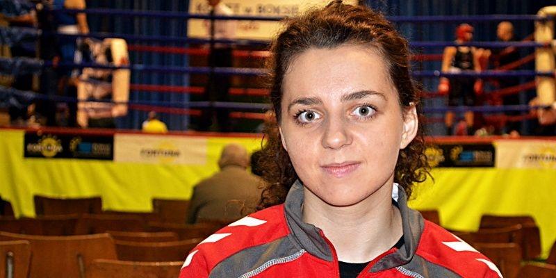 Agnieszka Osial, zdobywczyni Pucharu Polski Juniorek w Boksie w kategorii do 69 kg. Fot. Arch. ŁKS „Orlęta Łuków”
 - fot. 