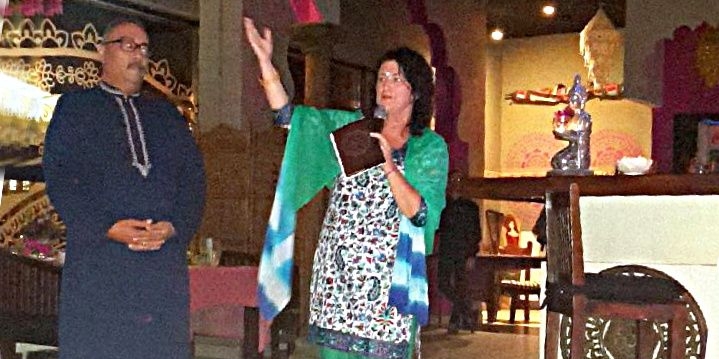 Właściciele restauracji Bollywood Hollywood w Siedlcach, Beata i Sunil Gulati. Fot. M. Zaczyńska - fot. 