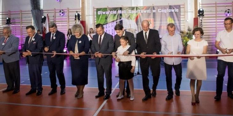 Otwarcie hali w Cegłowie - fot. Urząd Gminy w Cegłowie