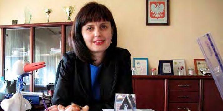 Lidia Sopel-Sereja, burmistrz Łaskarzewa. A może burmistrzyni? Fot. J. Janusz - fot. 