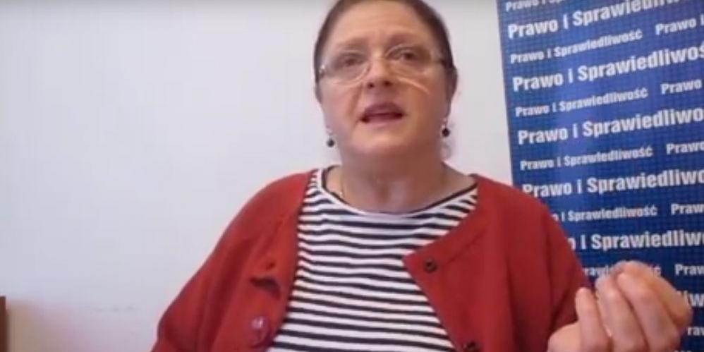 Krystyna Pawłowicz co mogło zaskoczyć, głosowała za odrzuceniem projektu. 