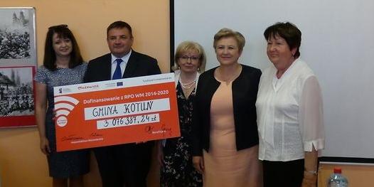Gmina dostała dotację  - fot. UG