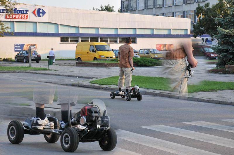 Nowy pojazd na węgrowskich drogach? fot. Michał Kurc - fot. 