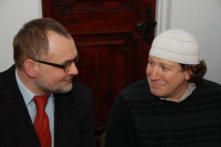 Od lewej Edward Kopówka i Tamir Halperin, fot. Witold Bobryk  - fot. 