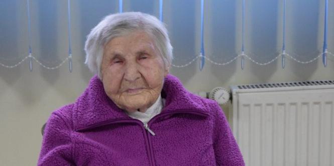 Jadwiga Kamińska obchodziła 100 rocznicę swoich urodzin 2 listopada, w Miejsko-Gminnym Ośrodku Kultury w Kosowie Lackim. (fot. MGOK) - fot. MGOK