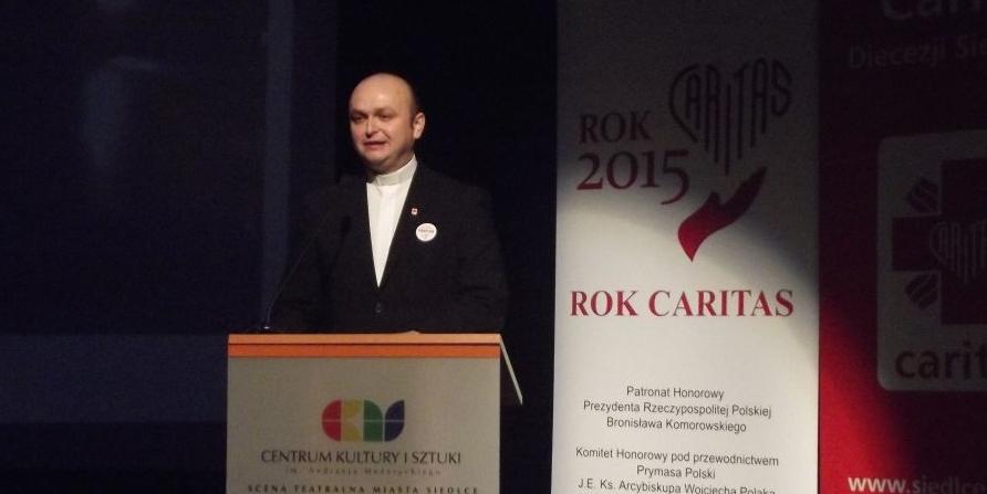 Dyrektor Caritas Diecezji Siedleckiej ks. Marek Bieńkowski. - fot. 