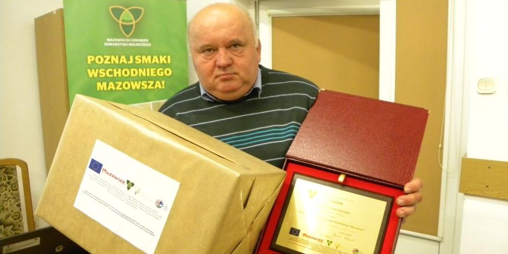 Laureat drugiej nagrody Sławomir Jóźwiak.