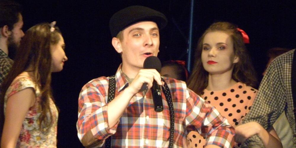Występ uczniów z I LO im. A. Mickiewicza w Węgrowie.  fot.sej