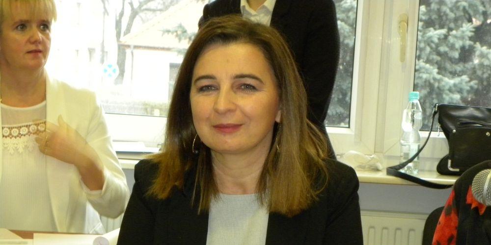 Przewodnicząca Rady Miejskiej w Węgrowie Zofia Paczóska.  fot. sej