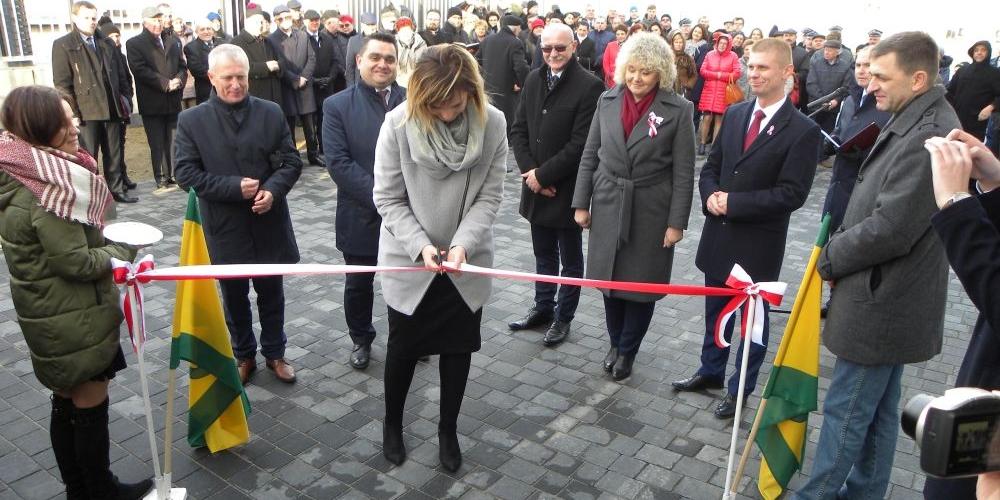 Otwarcie budynku dworca kolejowego w Łochowie. fot. sej