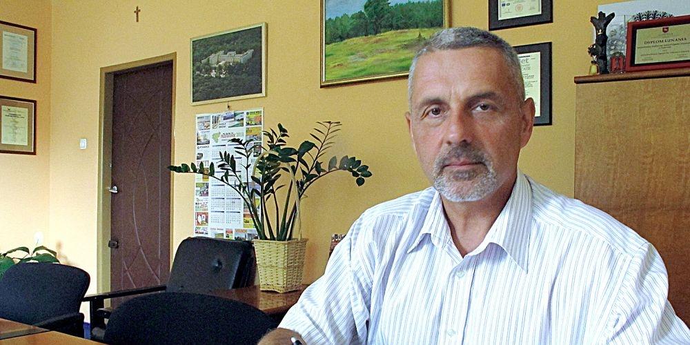 Grzegorz Gomoła, dyrektor SP ZOZ w Łukowie. Fot. PGL - fot. 