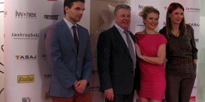 Od lewej: Sebastian Cybulski, Emilian Kamiński, Magdalena Wójcik i Grażyna Wolszczak, fot. Ana